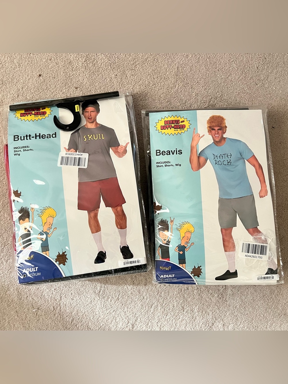 Spirit Beavis and Butt-head Halloween Costume Set